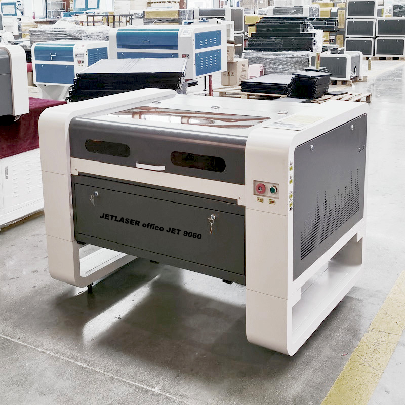 Станок лазерной резки Co2 JETLASER office JET 9060 RECI 60W RUIDA 6445G 57 двигатели автофокус
